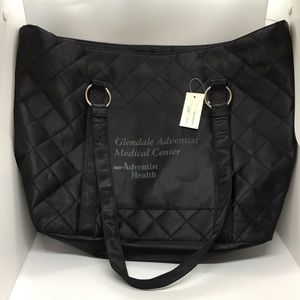 Travelwell Black Tote Shoulder Travel Bag